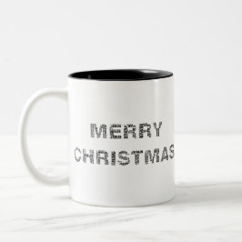 Merry Christmas II Black ツートーンマグカップ