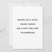 Merry Christmas in a Wine Glass  カード (裏面)