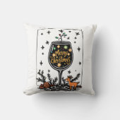 Merry Christmas in a Wine Glass  クッション (正面)