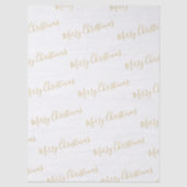 Merry Christmas in Gold, or Your Message 薄葉紙 (正面)