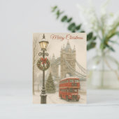 Merry Christmas in London Postcard – Gift  シーズンポストカード (スタンド正面)