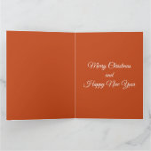 Merry Christmas in Rome Custom Holiday Card カード (内部)