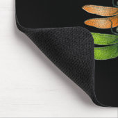 Merry Christmas Insect Dragonfly Xmas Tree  マウスパッド (コーナー)