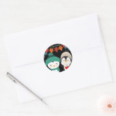 Merry Christmas Joy Sticker | Cute Holiday Labels ラウンドシール (封筒)
