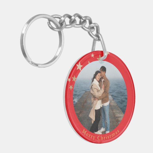 Merry Christmas Keychain キーホルダー (正面左)