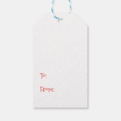 Merry Christmas Kitty Cat ギフトタグ (裏面)