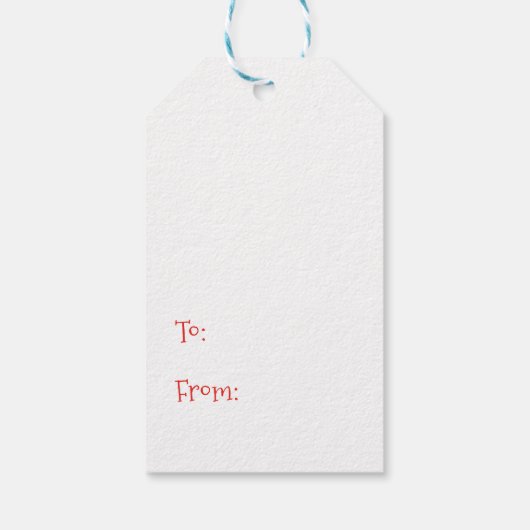 Merry Christmas Kitty Cat ギフトタグ (裏面)