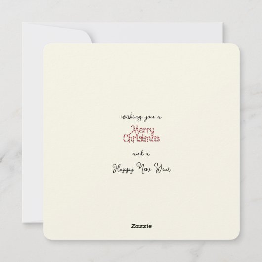 Merry Christmas Koala Santa hat Gumtree Baubles シーズンカード (裏面)