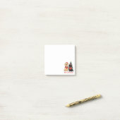 Merry Christmas Labrador Retriever Dogs ポストイット (デスク上)