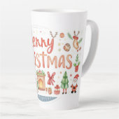 Merry christmas Latte Mug カフェラテマグ (右アングル)