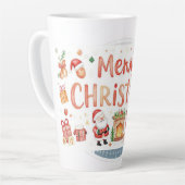 Merry christmas Latte Mug カフェラテマグ (左アングル)