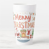 Merry christmas Latte Mug カフェラテマグ (正面)