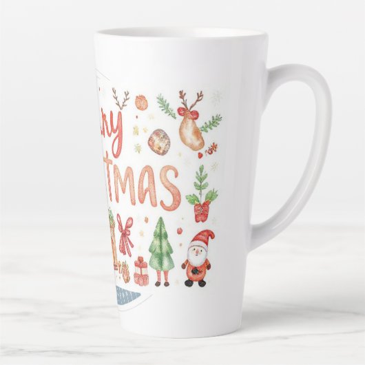 Merry christmas Latte Mug カフェラテマグ (右)