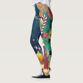 Merry Christmas Leggings – Festive Cheer from Top  レギンス (左)