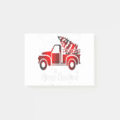 Merry Christmas Leopard Buffalo Truck Tree Red Pla ポストイット (正面)