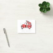 Merry Christmas Leopard Buffalo Truck Tree Red Pla ポストイット (オフィス)