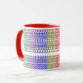 MERRY CHRISTMAS LETTERING  マグカップ (正面左)