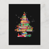 Merry Christmas Library Tree エンクロージャーカード (正面)
