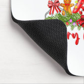 Merry Christmas Lights Hairstylist Tool Hairdresse マウスパッド (コーナー)