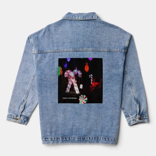MERRY CHRISTMAS  LONG SLEEVE DENIM JACKET デニムジャケット (裏面)