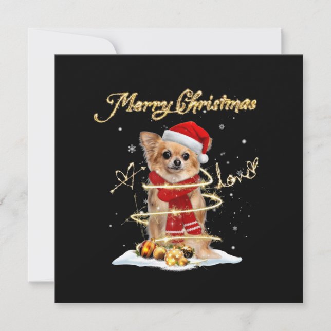 Merry Christmas Love Chihuahua (正面)