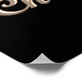 Merry Christmas Luxury Typography Poster Paper H01 ポスター (角)