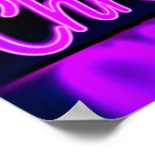 Merry Christmas Luxury Typography Poster Paper H16 ポスター (角)