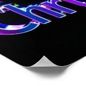 Merry Christmas Luxury Typography Poster Paper H25 ポスター (角)