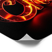 Merry Christmas Luxury Typography Poster Paper H28 ポスター (角)