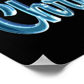 Merry Christmas Luxury Typography Poster Paper H40 ポスター (角)