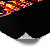 Merry Christmas Luxury Typography Poster Paper H44 ポスター (角)