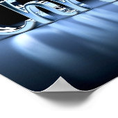 Merry Christmas Luxury Typography Poster Paper H45 ポスター (角)