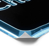 Merry Christmas Luxury Typography Poster Paper H47 ポスター (角)