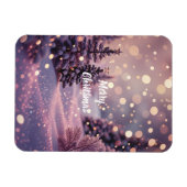 Merry Christmas Magnets -Customizable Text  マグネット (横)