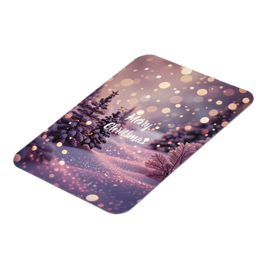 Merry Christmas Magnets -Customizable Text  マグネット (左側)