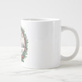 Merry Christmas –Majestic Winter Reindeer 🦌 ジャンボコーヒーマグカップ (右)