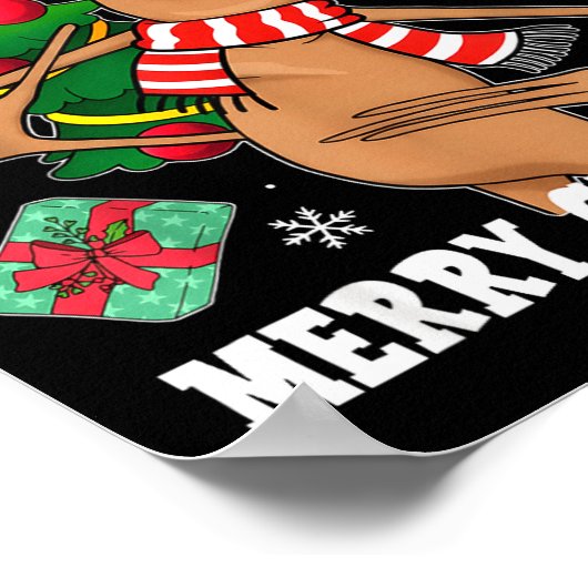 Merry Christmas Marcus The Worm Funny Unhinged Mem ポスター (角)