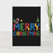 Merry Christmas Master Builder Kids Building Block カード (正面)