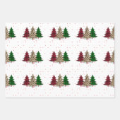 Merry Christmas Modern & Elegant  ラッピングペーパーシート (正面2)