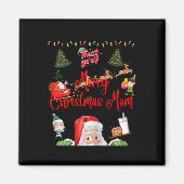 Merry Christmas Mom マグネット (正面)