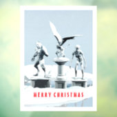 Merry Christmas. Monster ice sculptures ウィンドウサイン (シート3)