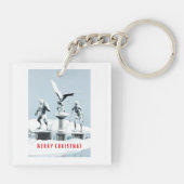 Merry Christmas. Monster ice sculptures キーホルダー (裏面)