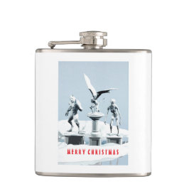 Merry Christmas. Monster ice sculptures フラスク