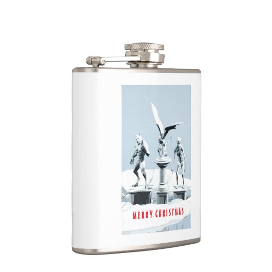 Merry Christmas. Monster ice sculptures フラスク (右)