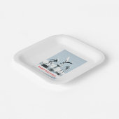 Merry Christmas. Monster ice sculptures ペーパープレート (傾斜あり)