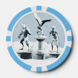 Merry Christmas. Monster ice sculptures ポーカーチップ