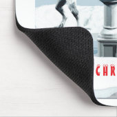 Merry Christmas. Monster ice sculptures マウスパッド (コーナー)