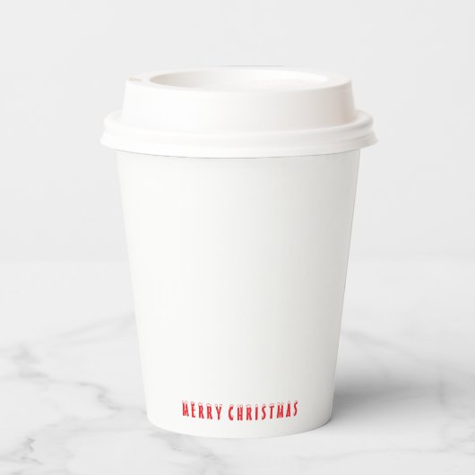 Merry Christmas. Monster ice sculptures 紙コップ (裏面)