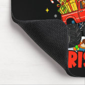 Merry Christmas Monster Truck Funny Gingerbread Me マウスパッド (コーナー)