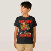 Merry Christmas Monster Truck Funny Gingerbread Me Tシャツ (正面フル)